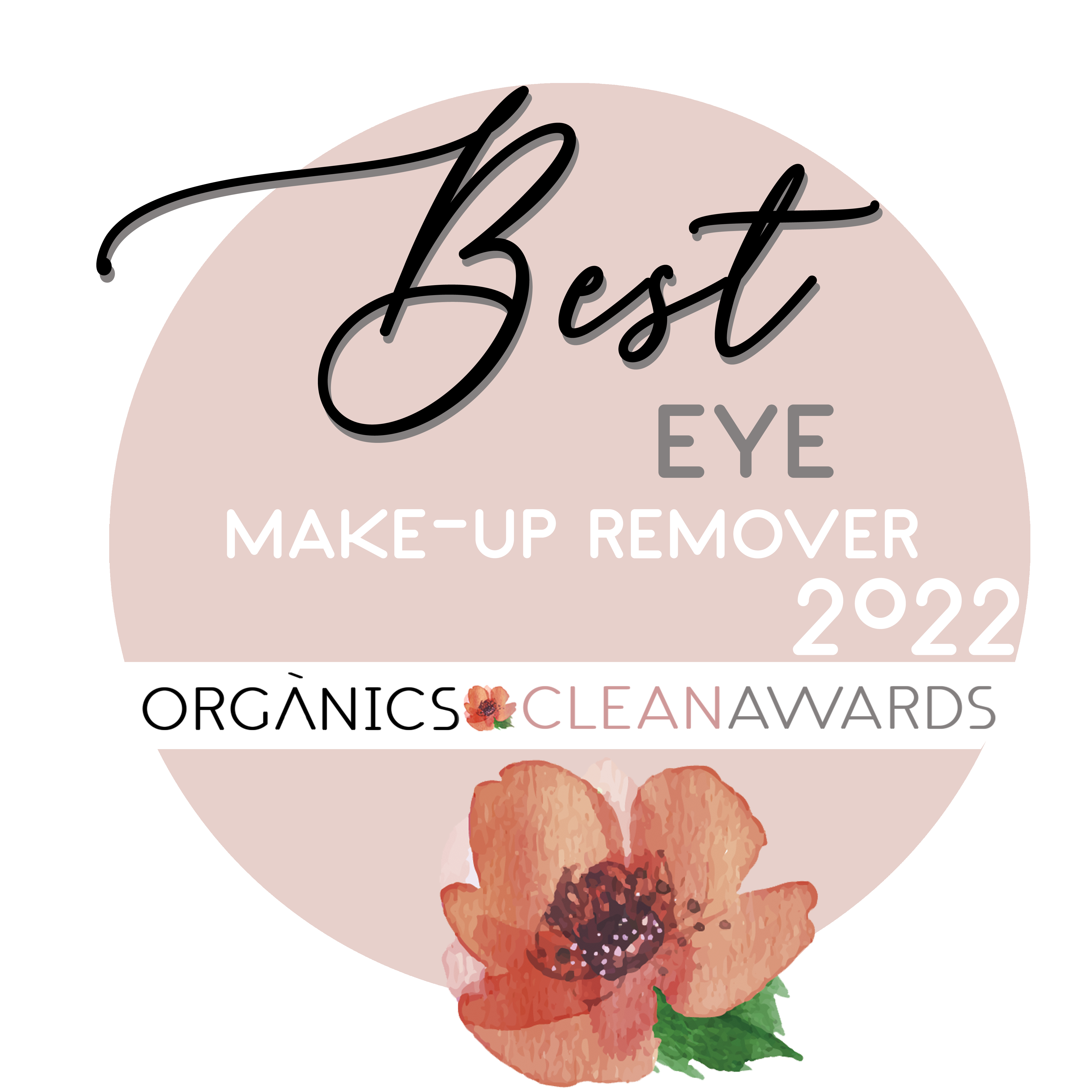 Premio a mejor desmaquillante de ojos natural del 2022 por la revista Organics Magazine